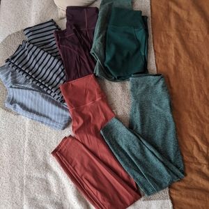 Everlane, Alo Yoga, Beyond Yoga, Athleta Leggings